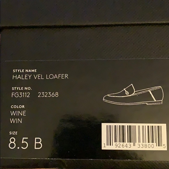 Coach Haley Vel Loafer Wine color Size 8.5 - Picture 3 of 3